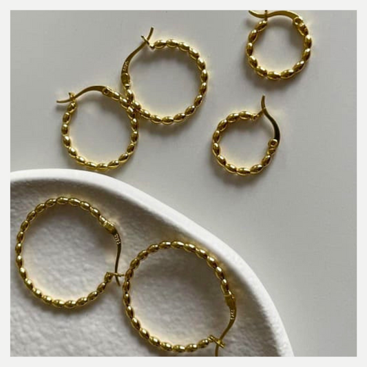 Classic Dotted Hoops