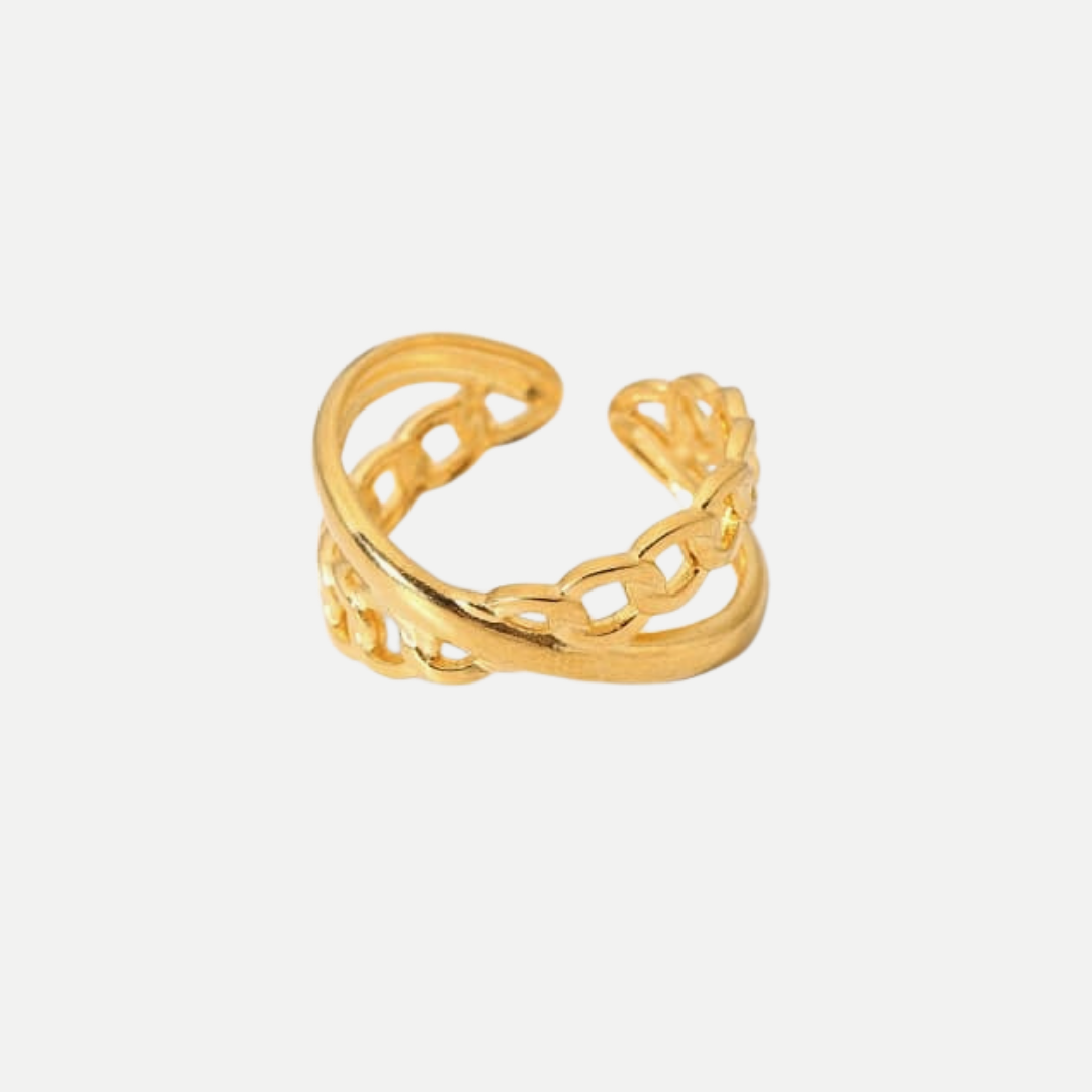 Crossed Chain Ring
